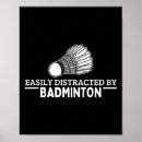 Suche nach abgelenkt poster Badminton