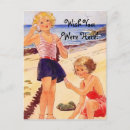 Suche nach vintage muschel postkarten Küste