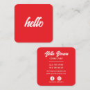 Recherche de texte mini cartes visite Chic