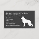 Suche nach schäferhund visitenkarten Tiere