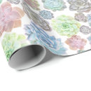 Recherche de succulent papier cadeau En pastel