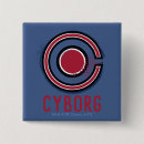 Recherche de cyborgs badges Icône de cyborg