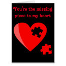 Recherche de morceaux de puzzle cartes postales Valentine