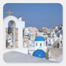 Recherche de santorin autocollants Bleu