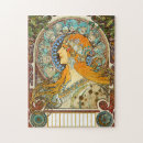 Suche nach art nouveau puzzle Frau