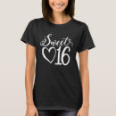 Recherche de sweet 16 tshirts Années