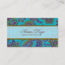 Suche nach paisley muster visitenkarten Abstrakt