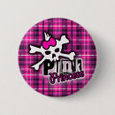 Recherche de crâne girly badges Rose