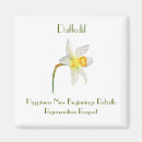 Recherche de jaune et blanc magnets Aquarelle