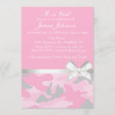Recherche de camo rose invitations Unique