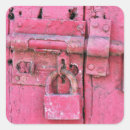 Recherche de verrou autocollants Vintage