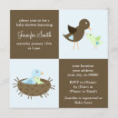 Recherche de oiseau de bébé invitations Pour elle