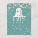 Recherche de rose lapin anniversaire cartes Illustration