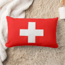 Recherche de suisse de drapeau coussins Rouge