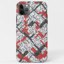 Recherche de camouflage rouge iphone coques Abstrait