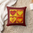 Recherche de gouache coussins Rouge