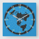 Recherche de plats horloges Bleu