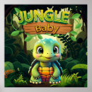 Recherche de bébé de jungle posters Garçon