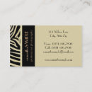 Recherche de safari visitenkarten Rayures