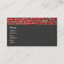 Suche nach ziegelsteine visitenkarten Städtisch