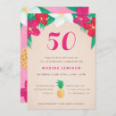 Recherche de ananas floral invitations Rose