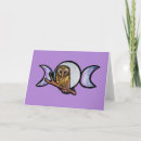 Recherche de chouettes vœux cartes Sorcière