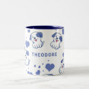 Recherche de coeur bleu tasses Mignon