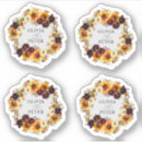 Suche nach sonnenblume für sie hochzeit aufkleber Monogramm