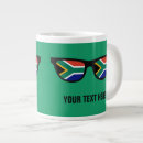 Recherche de sud africain tasses Drapeau