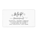 Recherche de simple monogram étiquettes adresse retour Pour eux