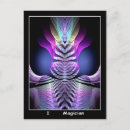 Recherche de magicien cartes postales Tarot