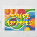 Recherche de motif psychédélique invitations Super