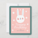 Recherche de bunny anniversaire cartes Mignon