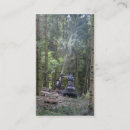 Recherche de abattage cartes visite Bûcheron