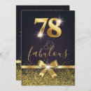 Suche nach 78 geburtstag einladungen Gold
