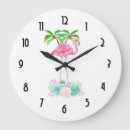 Recherche de rose flamant horloges Tropical