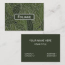 Recherche de feuillage cartes visite Unique