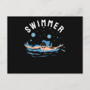 Recherche de nageurs cartes postales Équipe de natation