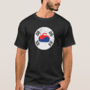 Recherche de drapeau coréen tshirts Sud
