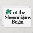 Recherche de shenanigans invitations Shamrock