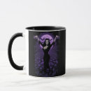Recherche de lune effrayante tasses Toile d'araignée