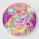 Recherche de jolie fée horloges Licorne