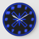 Recherche de couleurs néon horloges Moderne