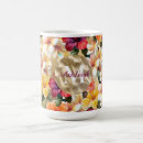 Recherche de jaune orange rouge tasses Monogramme