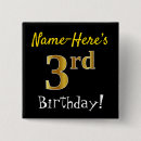 Recherche de 3ème anniversaire badges 3 ans