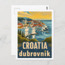 Recherche de dubrovnik vintage cartes postales Aquarelle