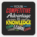 Recherche de apprendre autocollants Connaissance