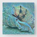 Suche nach strand muscheln wanduhren Tropisch