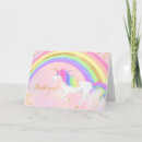 Recherche de licornes vœux cartes Arc en ciel