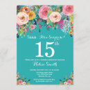 Recherche de aqua quinceanera invitations Quinceañera